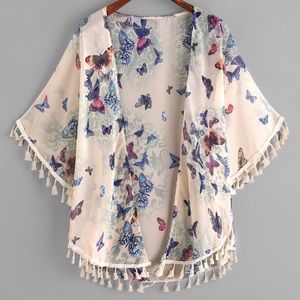 Butterfly Kimono | Sheer Kimono